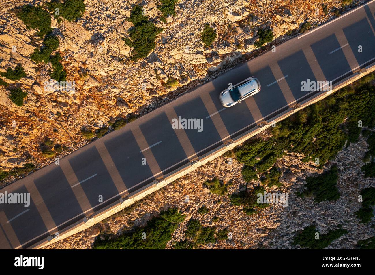 Auf dem Weg Stockfoto