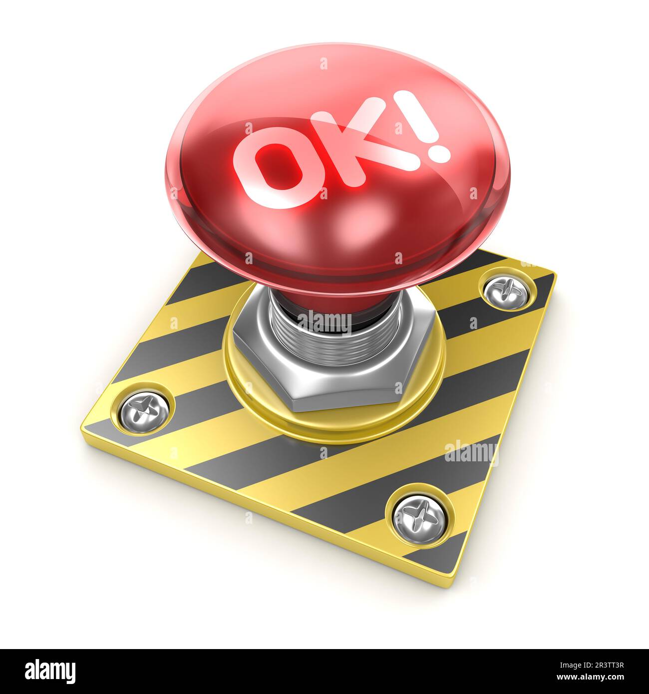 Ok! Klicken Stockfoto