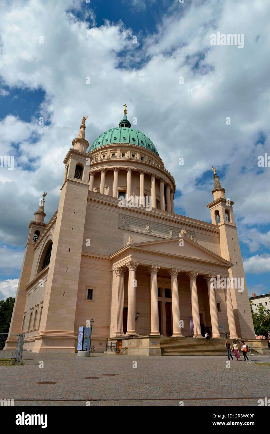 Nikolaikirche, Alter Markt, Potsdam, Brandenburg, Deutschland Stockfoto