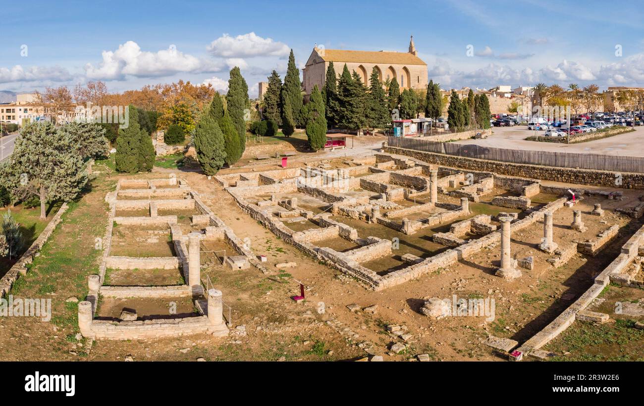 Römische Stadt Pollentia Stockfoto