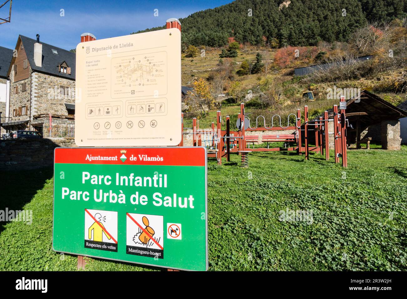 Childrenâ€™s und Stadtpark Stockfoto