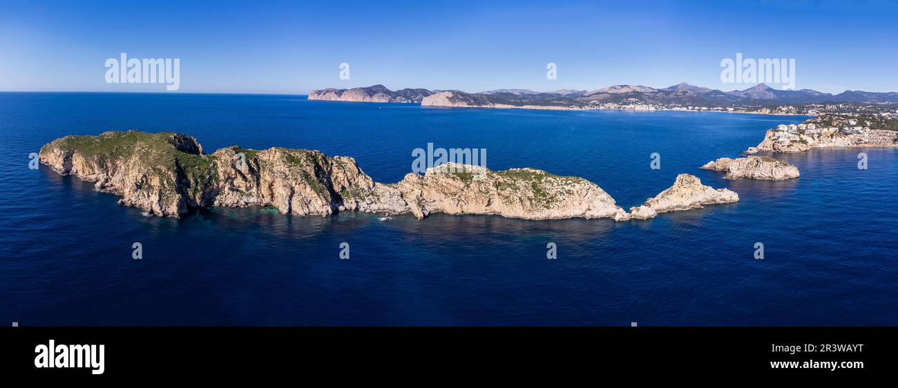 Meeresschutzgebiet Der Malgrats-Inseln Stockfoto