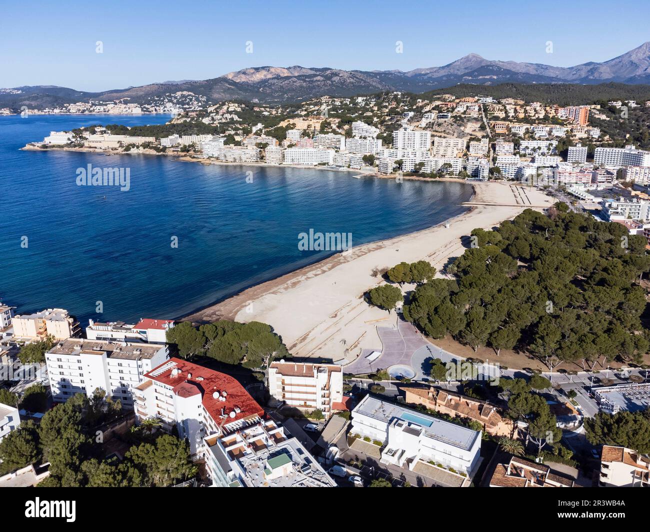 Santa Ponsa Strand Stockfoto