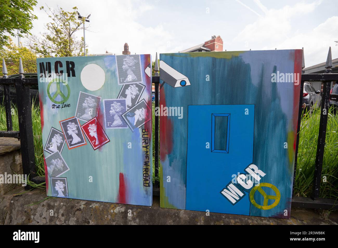 Manchester UK 23 Mai 2023 H ftlinge Kunstarbeit In Strangeways HM 