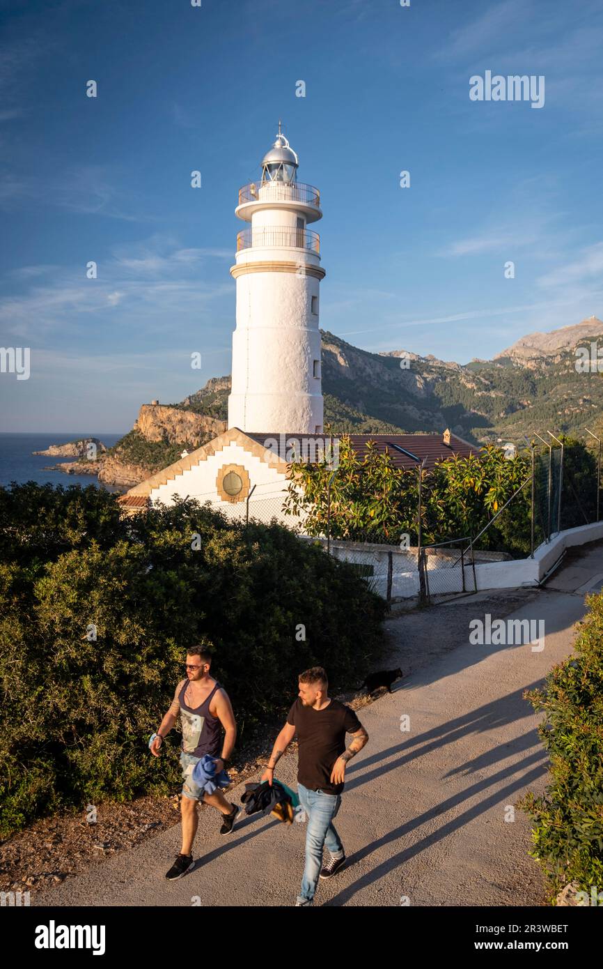 Cap Gros zündet sie an Stockfoto