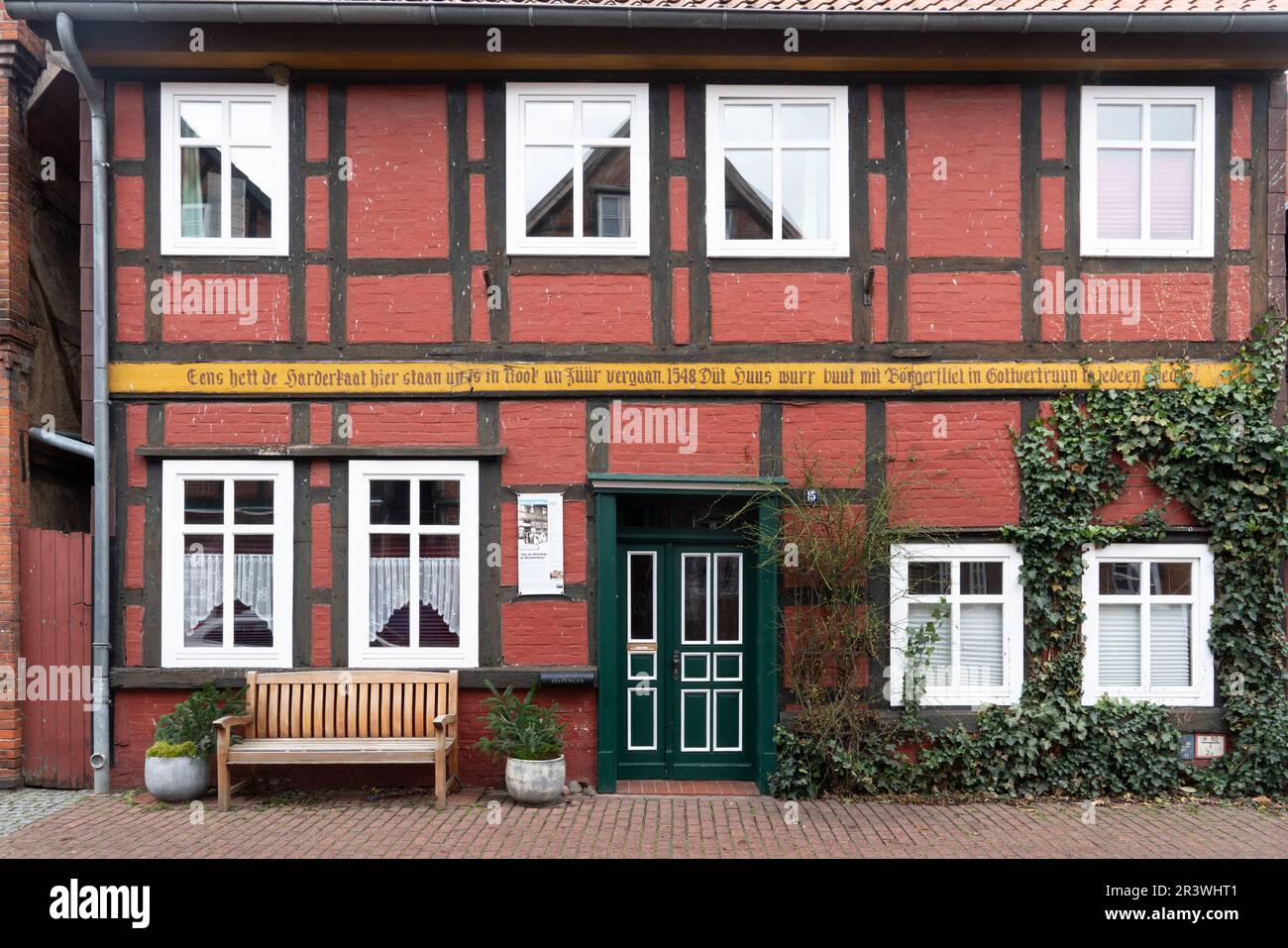 Altstadt von Hitzacker an der Elbe Stockfoto