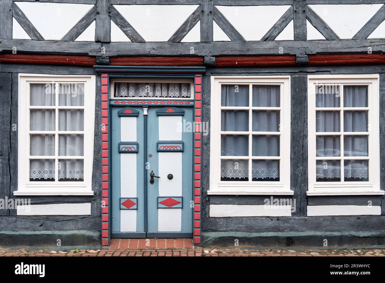 Altstadt von Hitzacker an der Elbe Stockfoto