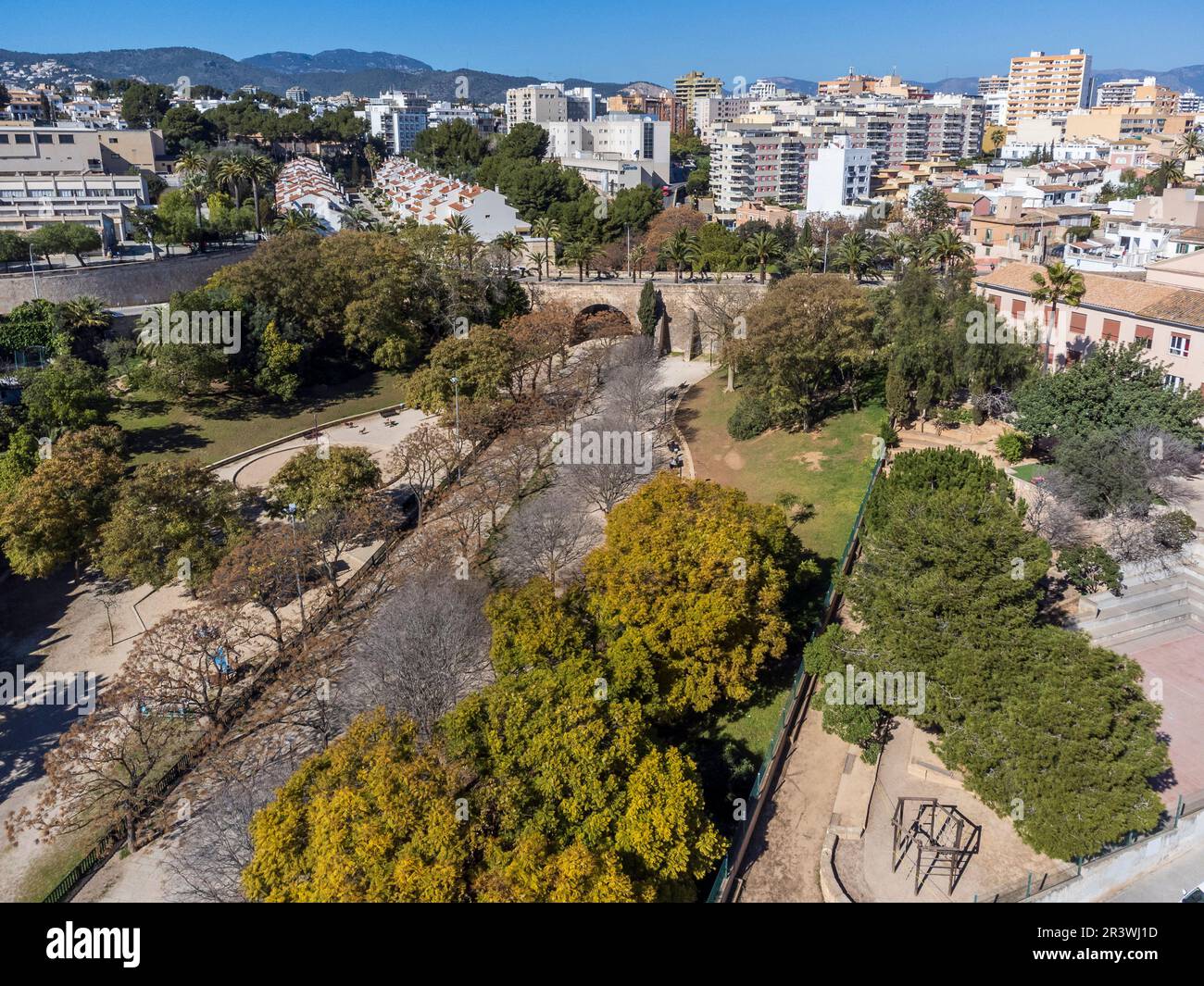 Parc Sagrat Cor Gardens Stockfoto