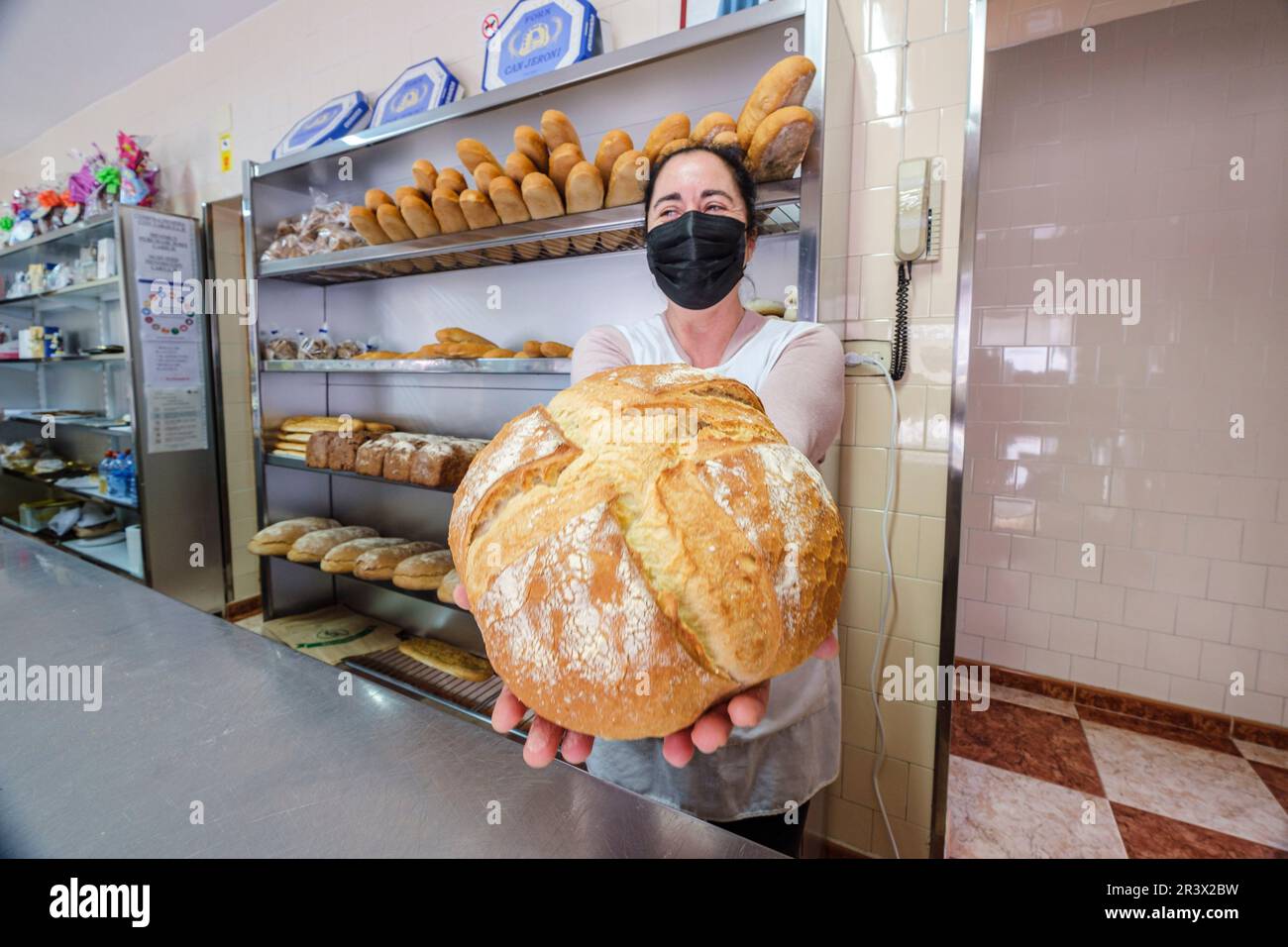 Kann Jeroni Bäckerei Stockfoto