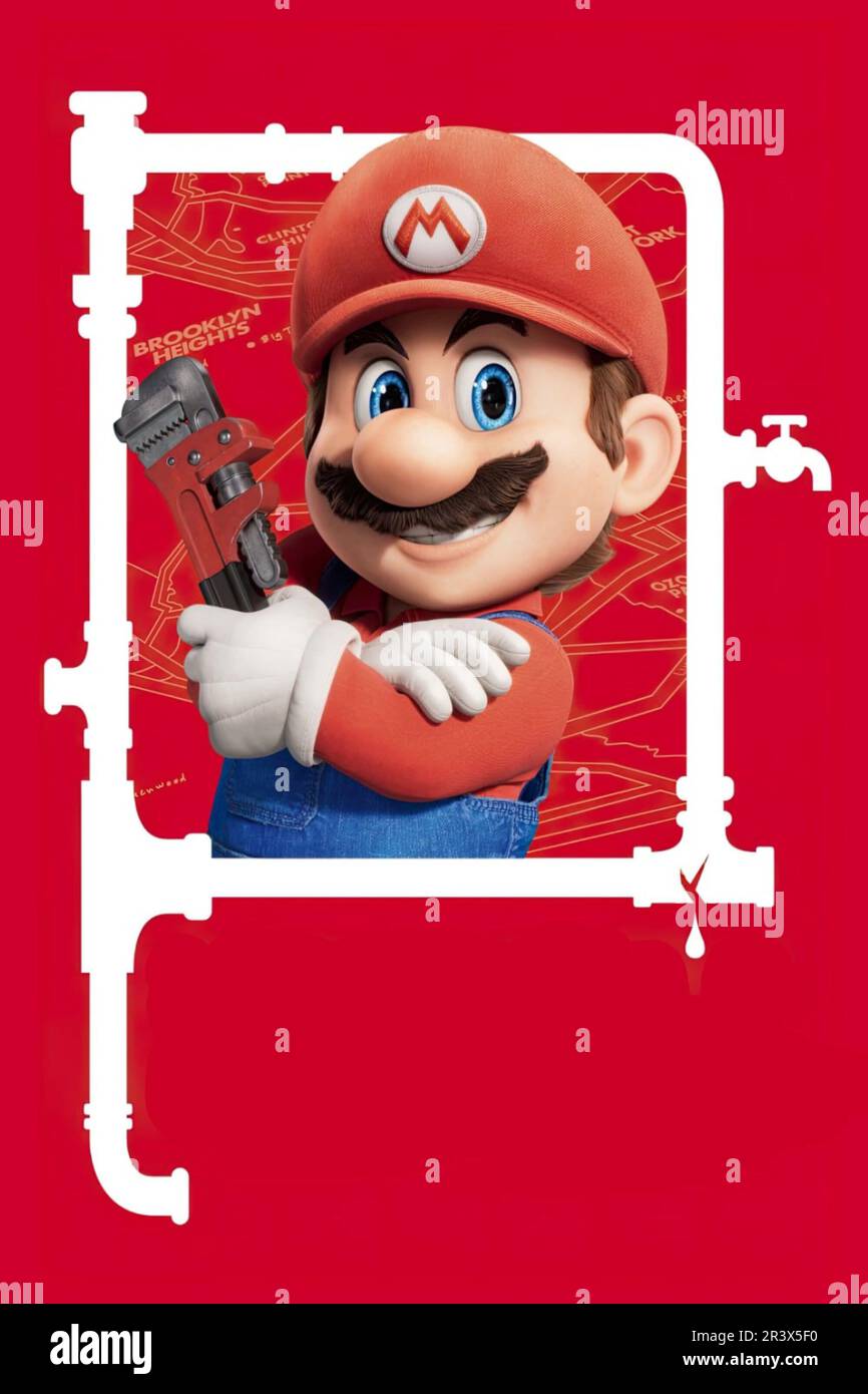 SUPER MARIO BROS: DER FILM (2023), REGIE AARON HORVATH UND MICHAEL JELENIC. Kredit: Beleuchtungsunterhaltung / Nintendo / Universal Pictures / Album Stockfoto