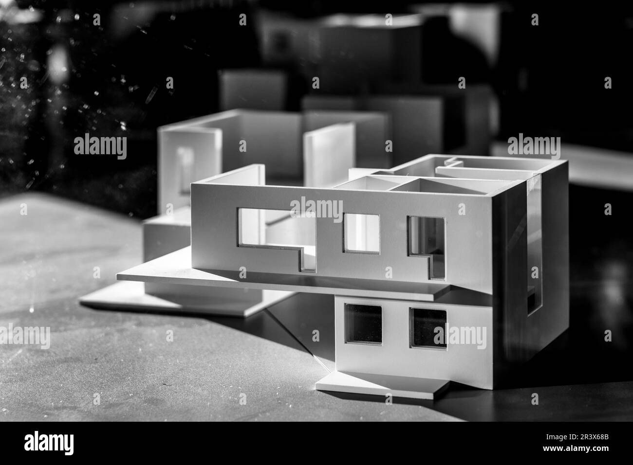 Häuser der Bauhaus Masters, Dessau, Bundesrepublik Deutschland. Stockfoto