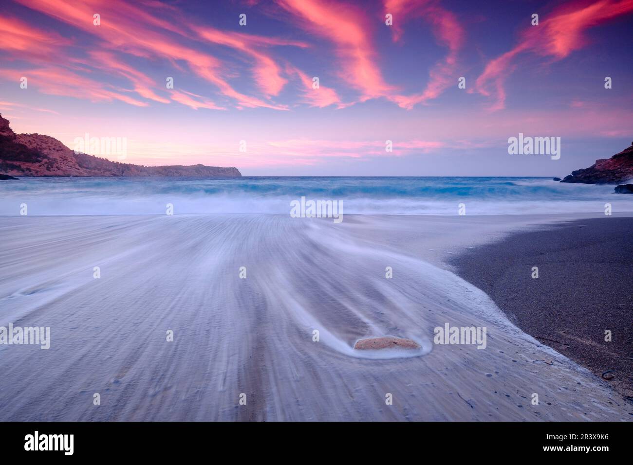 Es Coll Baix, Alcudia, Mallorca, Balearen, Spanien, Europa. Stockfoto