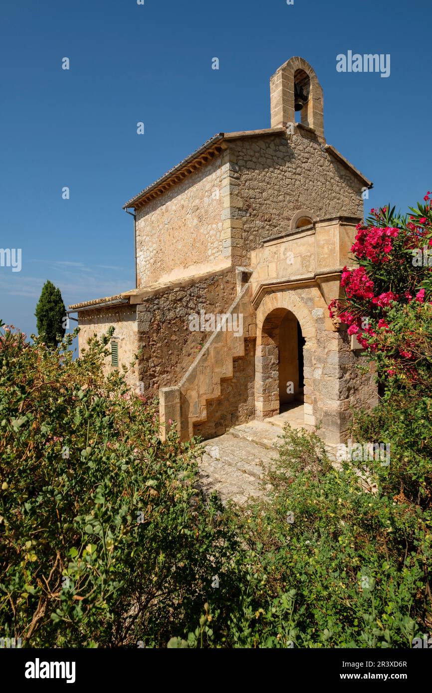 Oratorium, 1877, Monasterio de Miramar, Valldemossa, Mallorca, Balearen, Spanien. Stockfoto