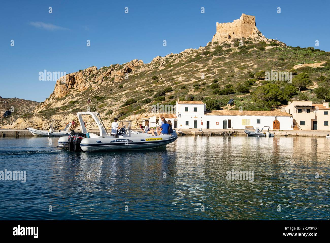 Parque Nacional marítimo-terrestre del Archipiélago de Cabrera, Mallorca, Balearen, Spanien. Stockfoto