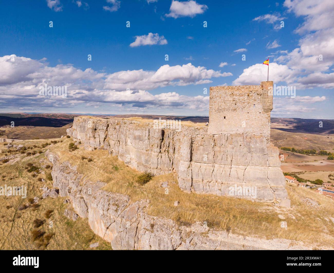 Schloss von Atienza Stockfoto