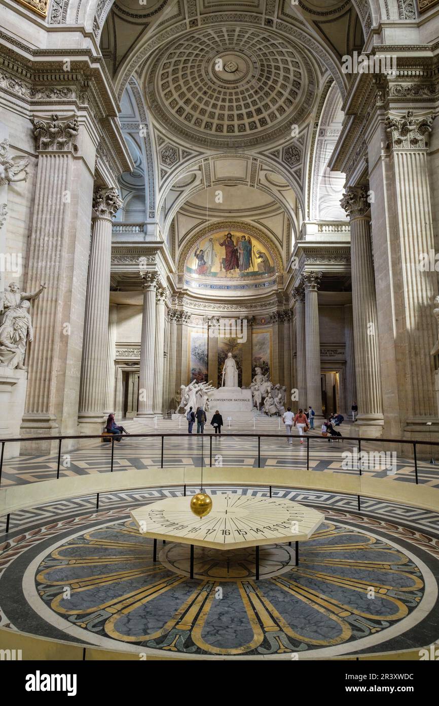 Panteón, Le Panthéon, Monumento de estilo neoclásico, V distrito, París, Frankreich, Westeuropa. Stockfoto