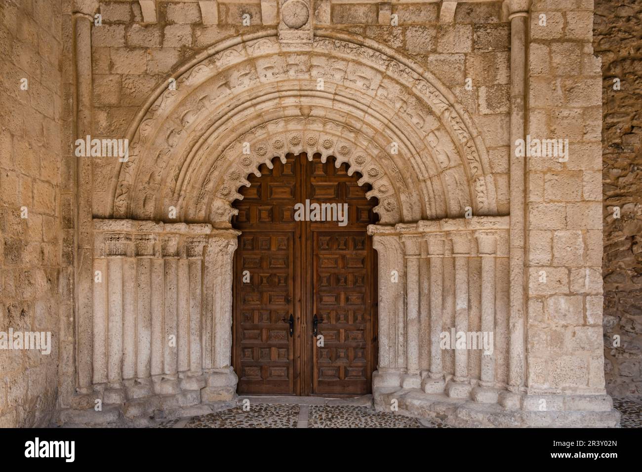 Pfarrkirche San BartolomÃ Stockfoto
