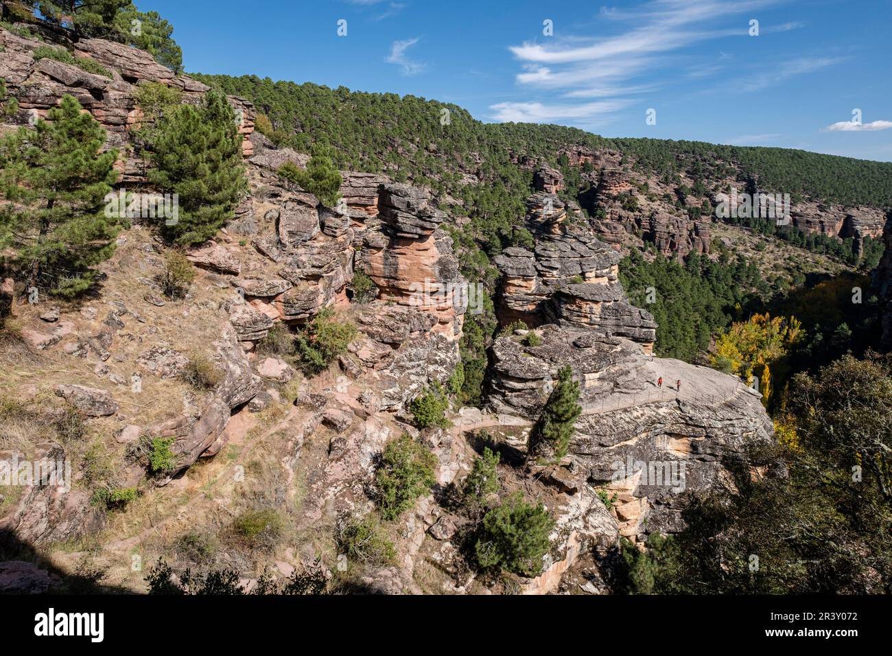 Barranco de la Hoz Stockfoto