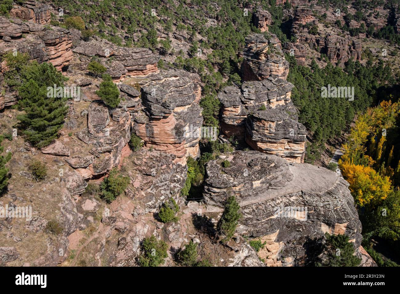Barranco de la Hoz Stockfoto