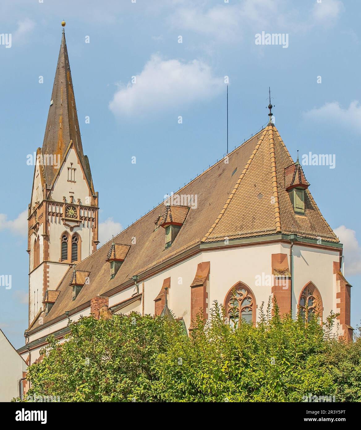 St. Peter und Paul GrieÃŸen, Klettgau Stockfoto