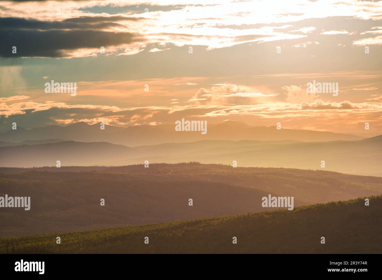 Berge in Kanada Stockfoto