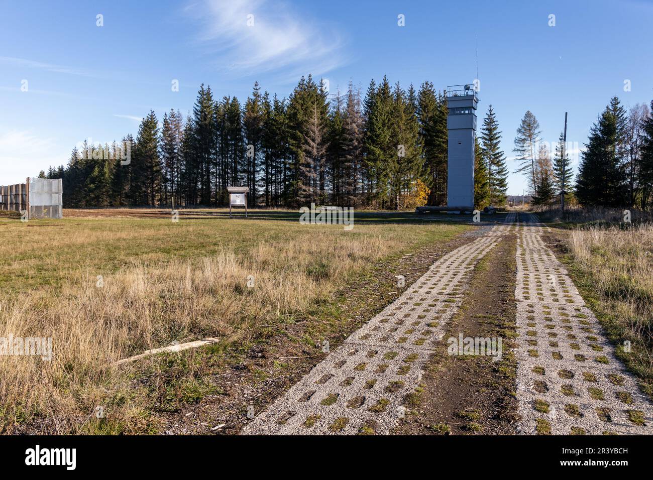 Ring of Remembrance Border Trail Border Museum Sorge in den Harz Mountains Stockfoto