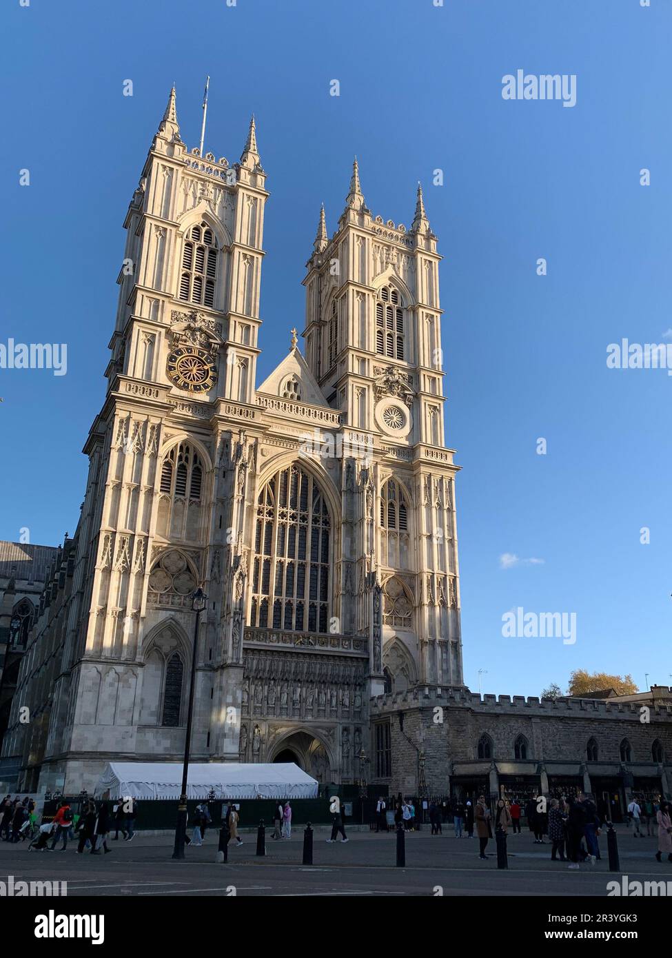 Westminster Abbey in London, Großbritannien Stockfoto