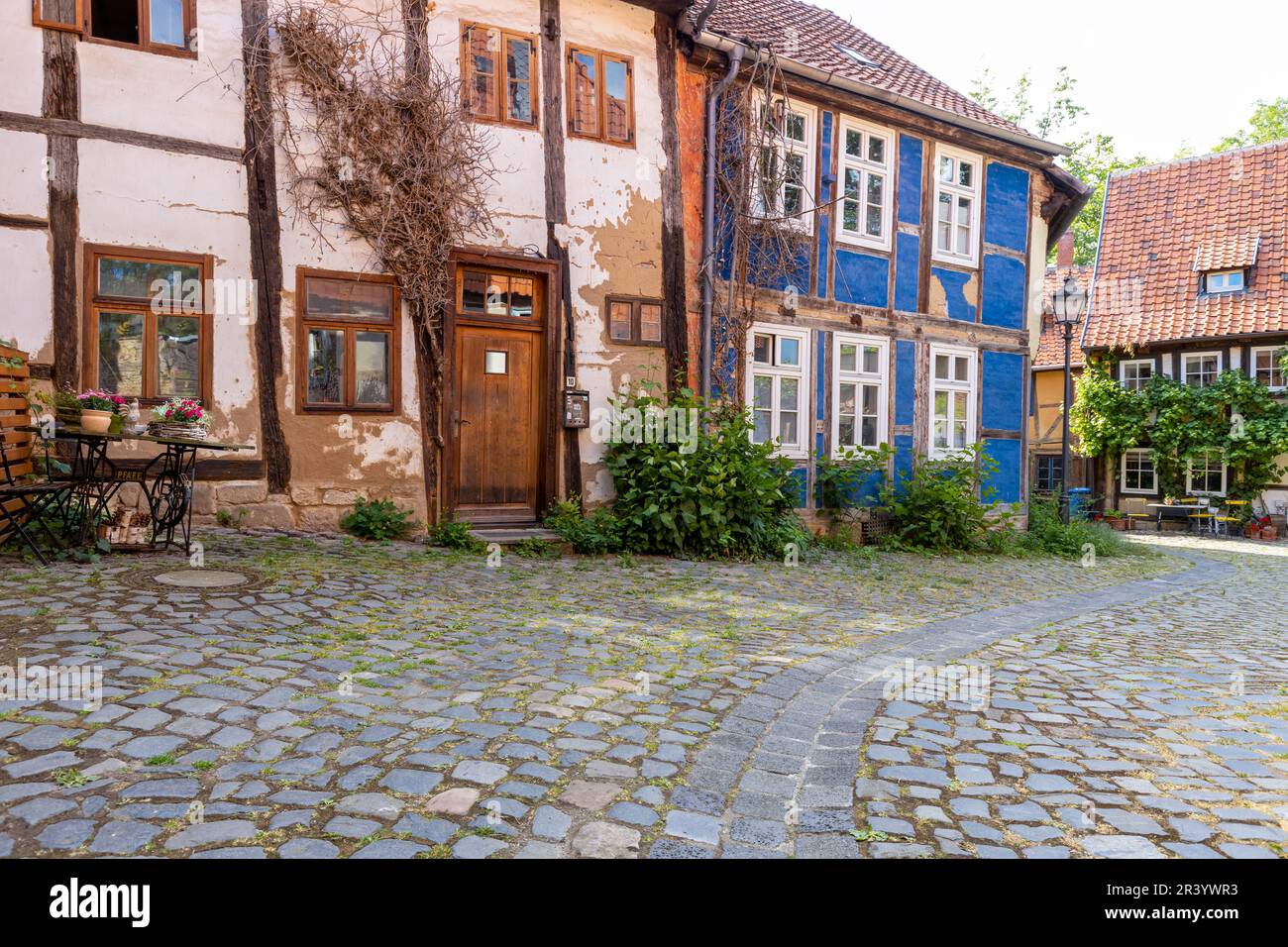 Bilder aus der Bezirksstadt Halberstadt Harz Stockfoto