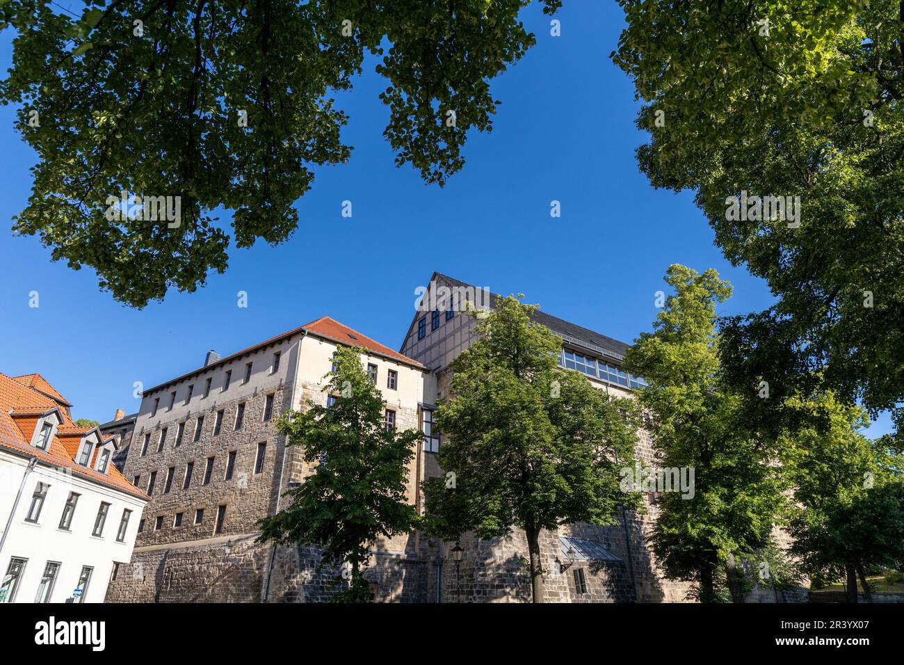 Bilder aus der Bezirksstadt Halberstadt Harz Stockfoto