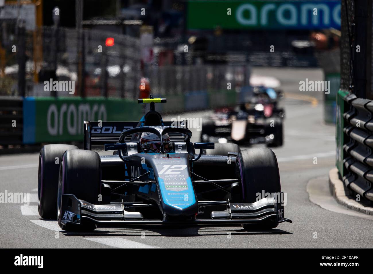 12 LECLERC Arthur (mco), DAMS, Dallara F2, Action während der 5. Runde der FIA-Formel-2-Meisterschaft 2023 vom 26. Bis 28. Mai 2023 auf dem Circuit de Monaco in Monaco – Foto Julien Delfosse/DPPI Stockfoto
