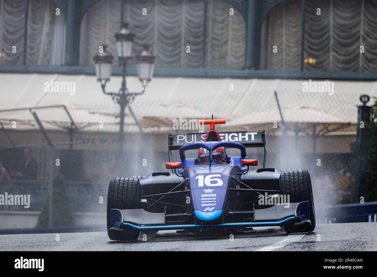 16 BROWNING Luke (gbr), HITECH GP, Action während der 3. Runde der FIA Formel-3-Meisterschaft 2023 vom 26. Bis 28. Mai 2023 auf dem Circuit de Monaco in Monaco – Photo Julien Delfosse/DPPI Stockfoto