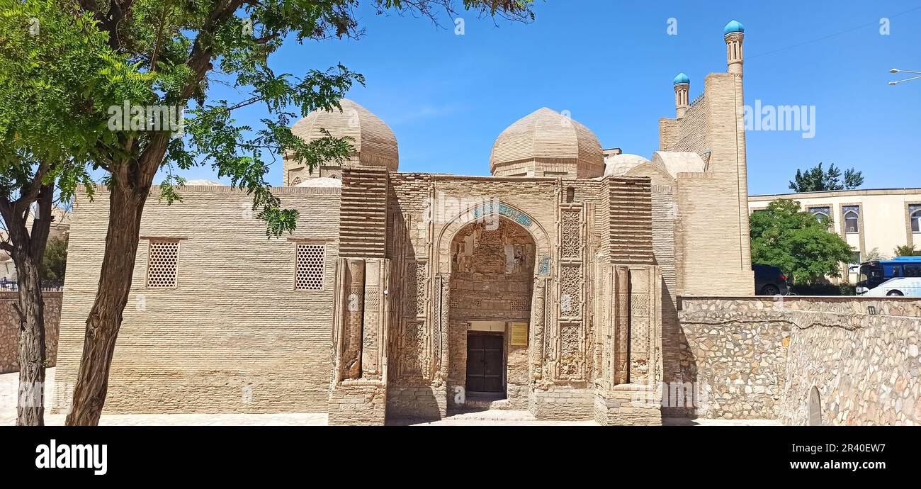 In Usbekistan die antike Seidenstraße und die Geschichte Stockfoto