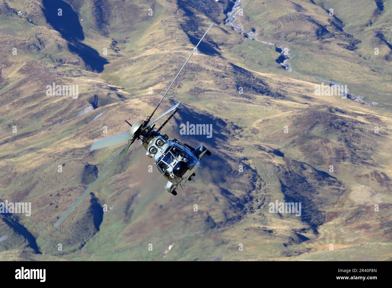 Ein TH89 Cougar militärischer Transporthubschrauber der Schweizerischen Luftwaffe. Stockfoto