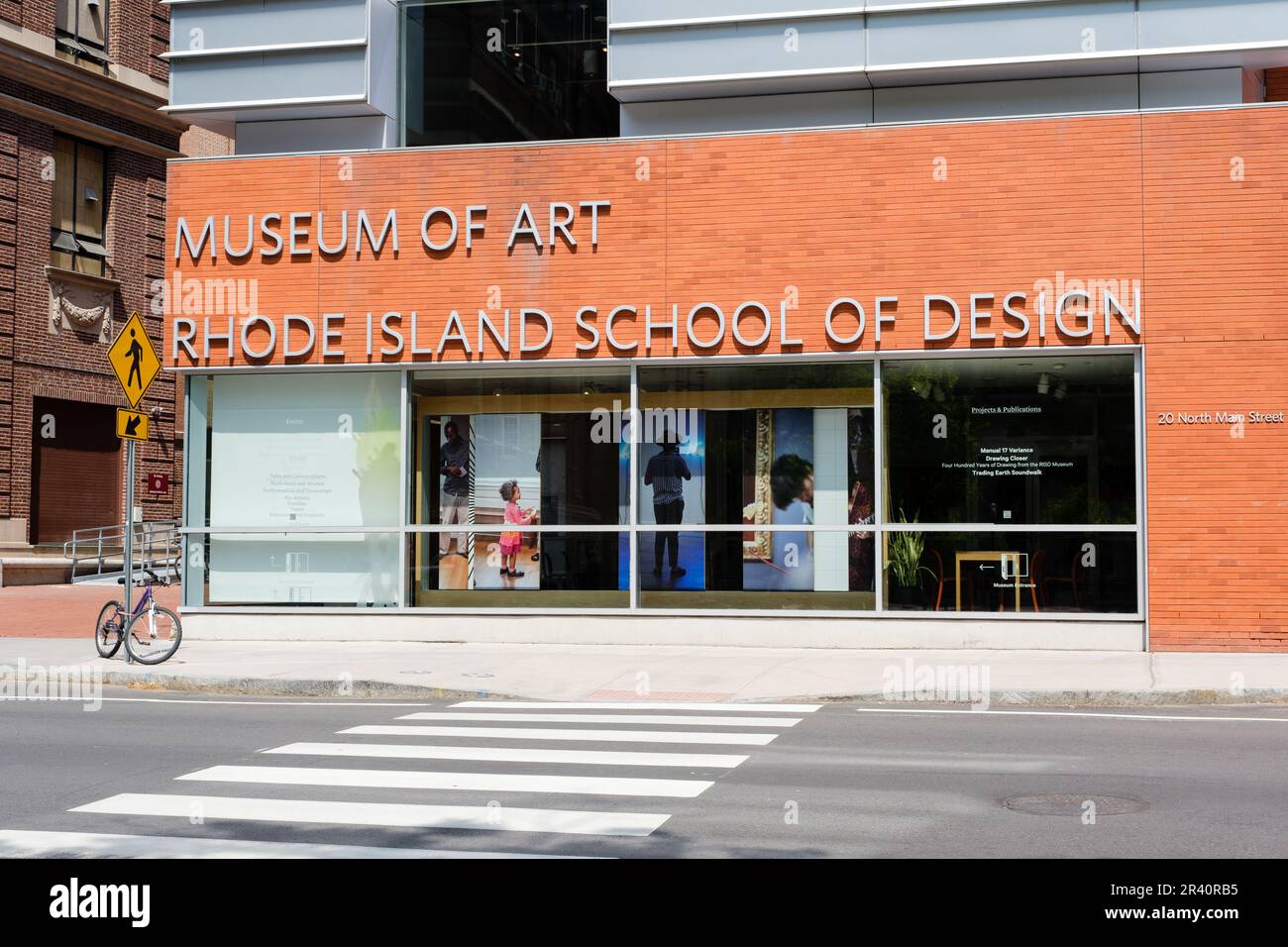 Museum of Art, Rhode Island School of Design, RISD, im Zentrum von Providence, Rhode Island, USA Stockfoto