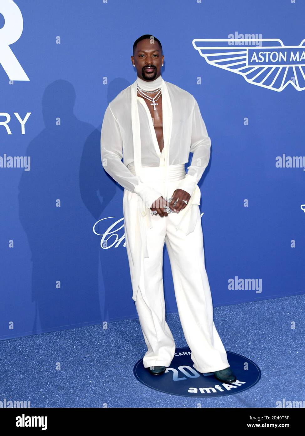 Cannes, Frankreich. 22. Mai 2023. Cap D'Antibes, amfAR Gala Cannes 2023, gesponsert von Aston Martin. Pictured LaQuan Smith Credit: Unabhängige Fotoagentur/Alamy Live News Stockfoto