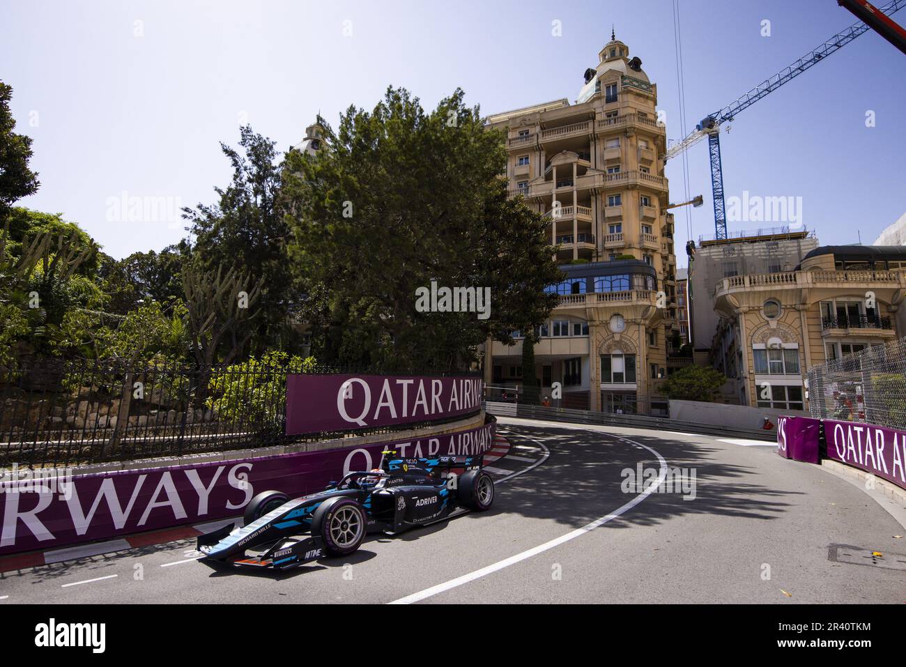 12 LECLERC Arthur (mco), DAMS, Dallara F2, Action während der 5. Runde der FIA-Formel-2-Meisterschaft 2023 vom 26. Bis 28. Mai 2023 auf dem Circuit de Monaco in Monaco – Foto: Julien Delfosse/DPPI/LiveMedia Stockfoto
