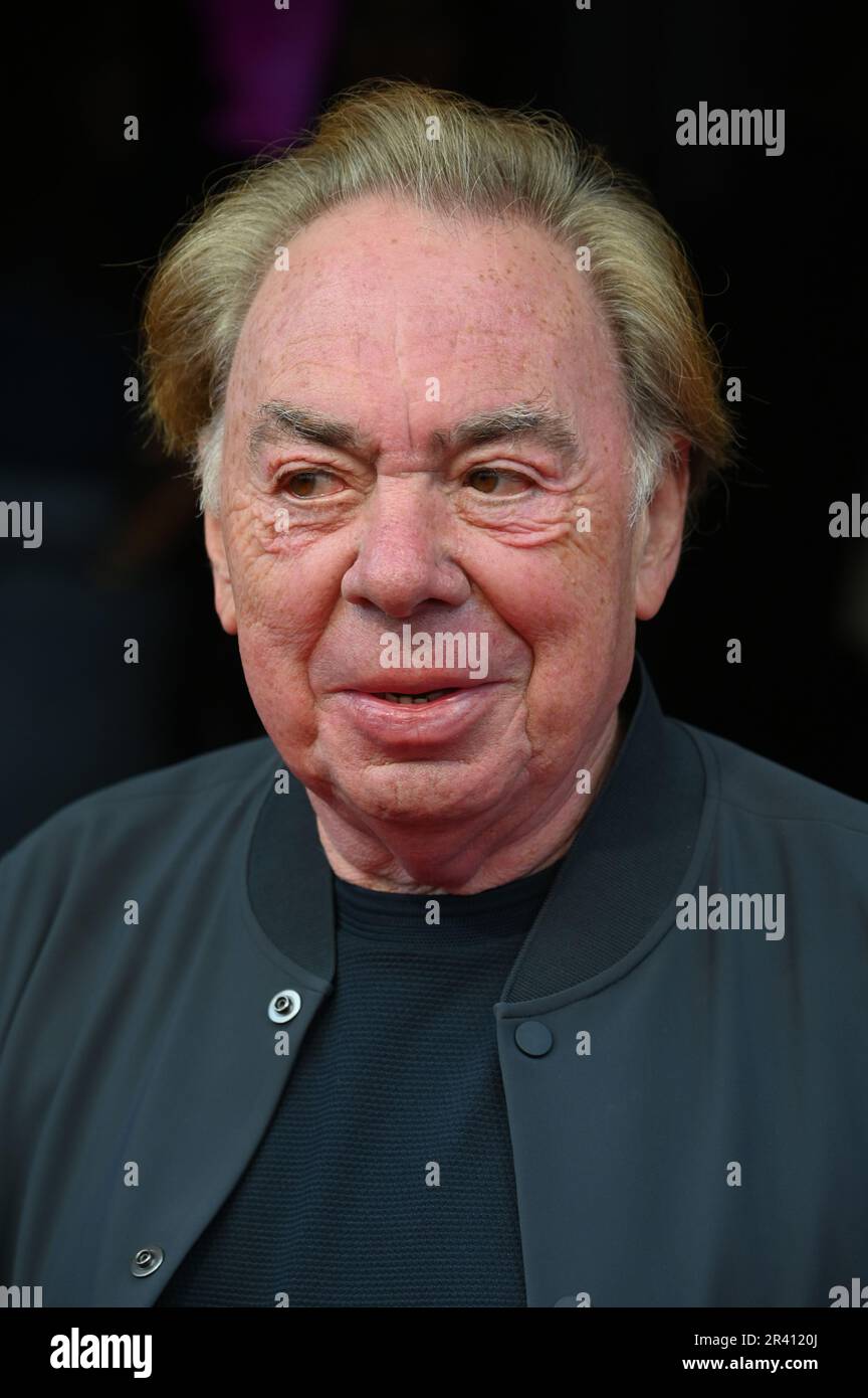 London, England, Großbritannien. 25. Mai 2023. Andrew Lloyd Webber besucht The Opening Night Aspects of Love, Lyric Theatre, London, Großbritannien. Kredit: Siehe Li/Picture Capital/Alamy Live News Stockfoto