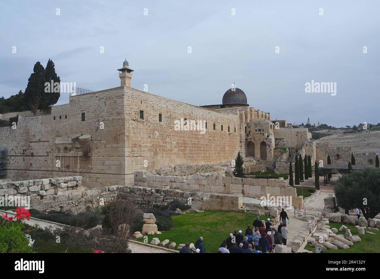 Weg zur Westmauer, Jerusalem Stockfoto Weg zur Westmauer, Jerusalem Stockfoto