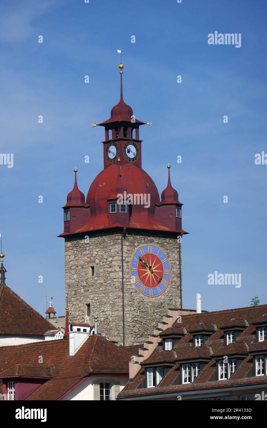 Das Rathaus Von Luzern Stockfoto
