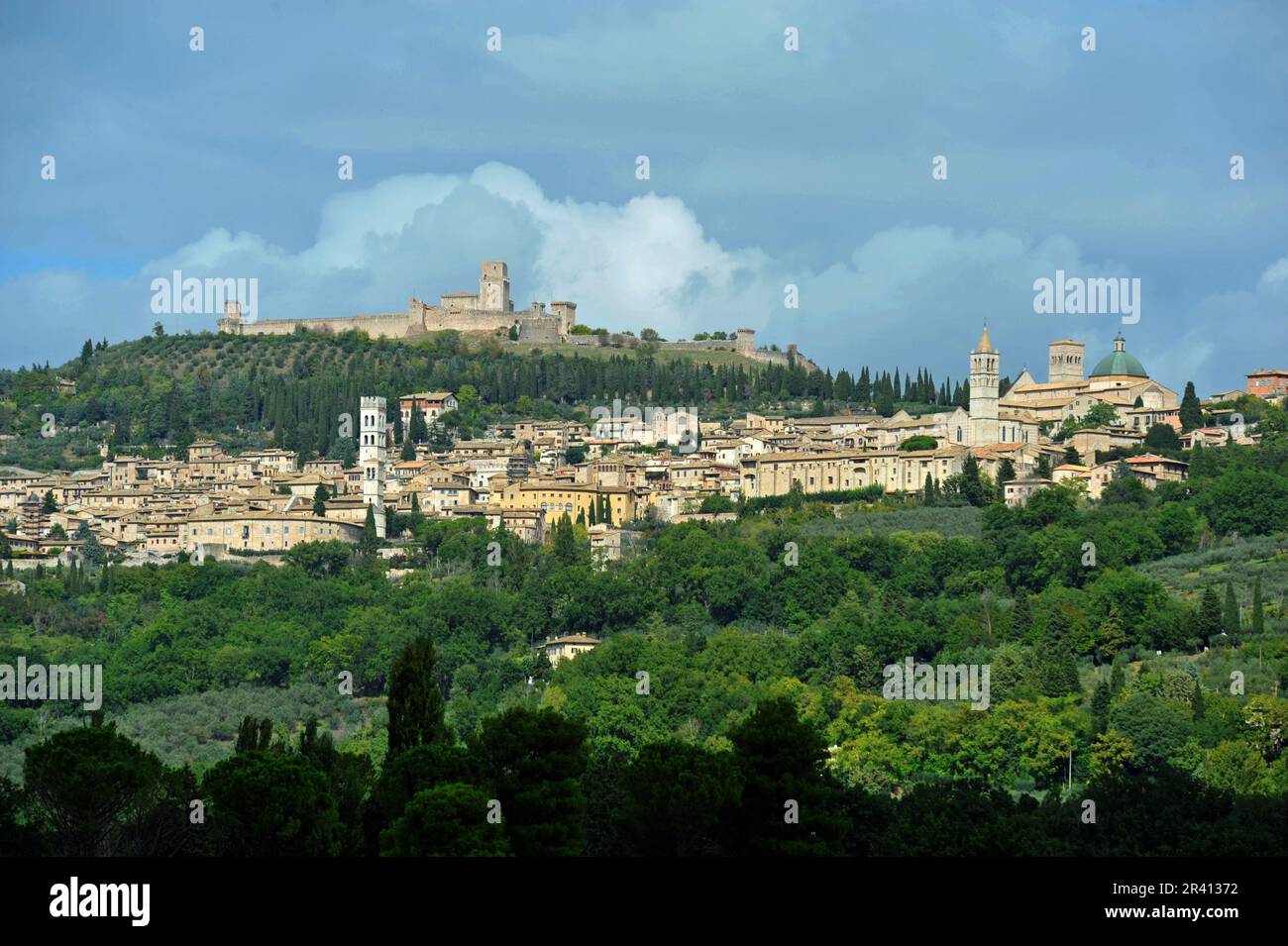 Assisi in Italien Stockfoto