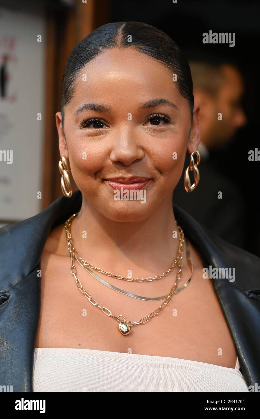 London, England, Großbritannien. 25. Mai 2023. Shanay Holmes besucht The Opening Night Aspects of Love, Lyric Theatre, London, Großbritannien. Kredit: Siehe Li/Picture Capital/Alamy Live News Stockfoto