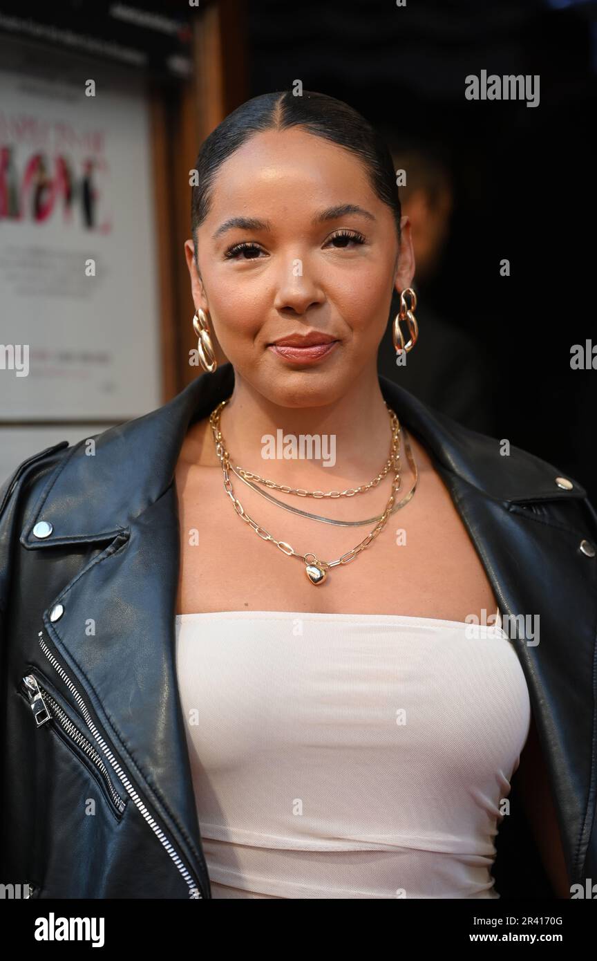 London, England, Großbritannien. 25. Mai 2023. Shanay Holmes besucht The Opening Night Aspects of Love, Lyric Theatre, London, Großbritannien. Kredit: Siehe Li/Picture Capital/Alamy Live News Stockfoto