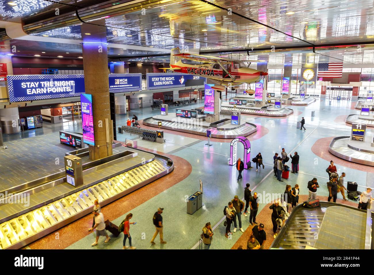 Las Vegas Airport Terminal in den USA Stockfoto