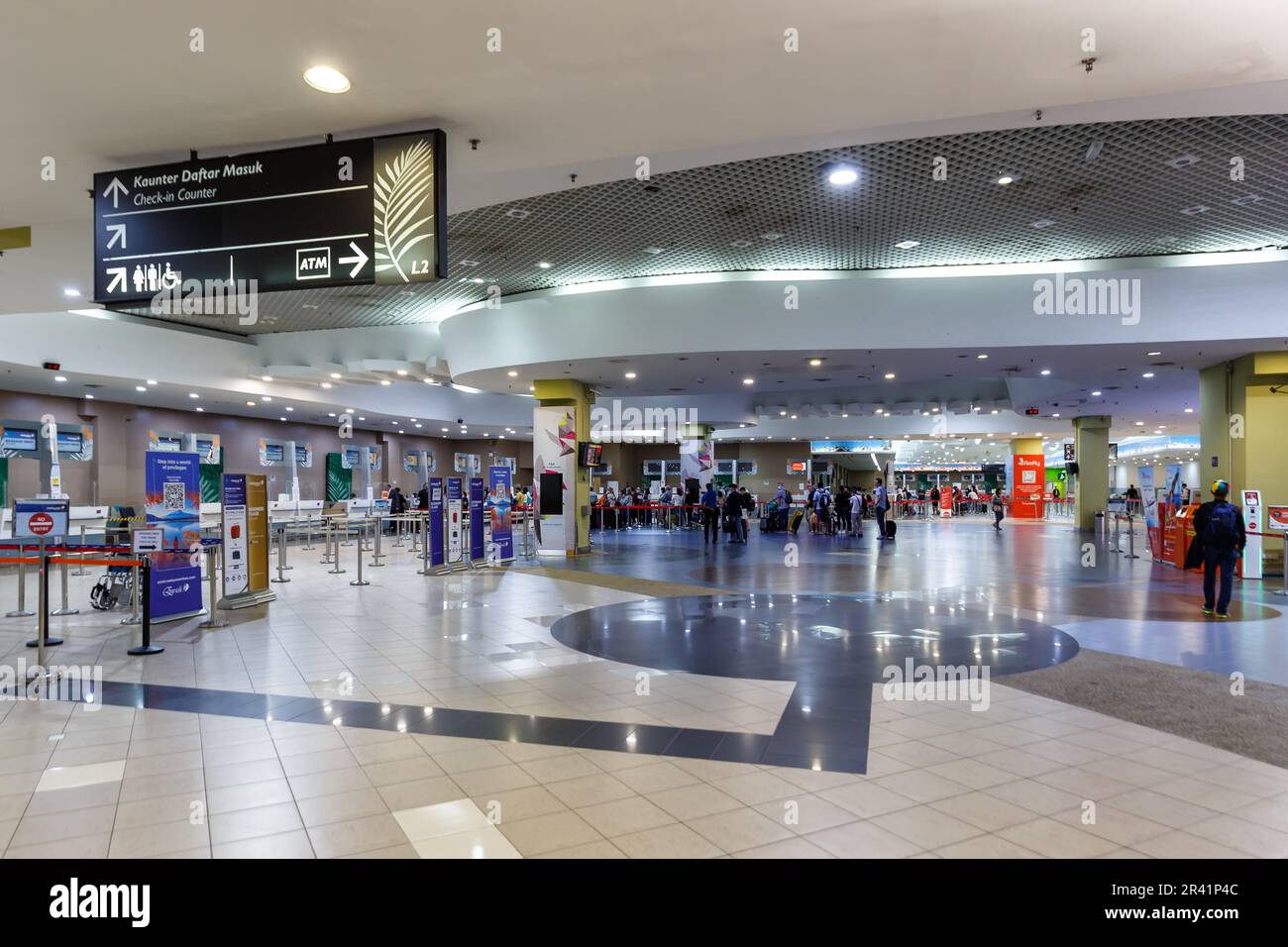Penang PEN Airport Terminal in Malaysia Stockfoto