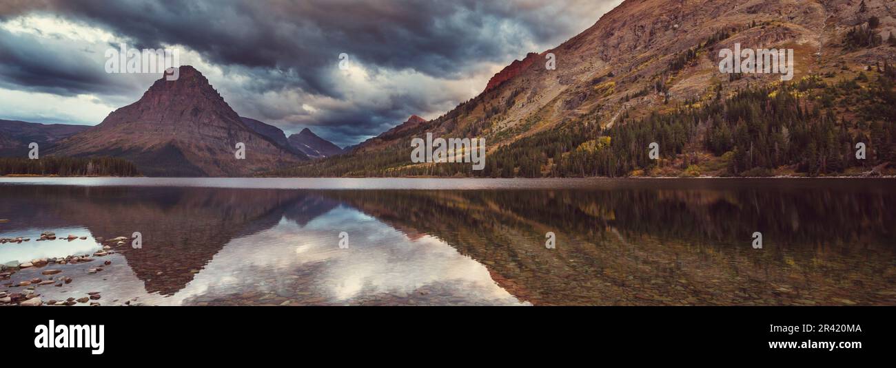 Gletscherpark Stockfoto