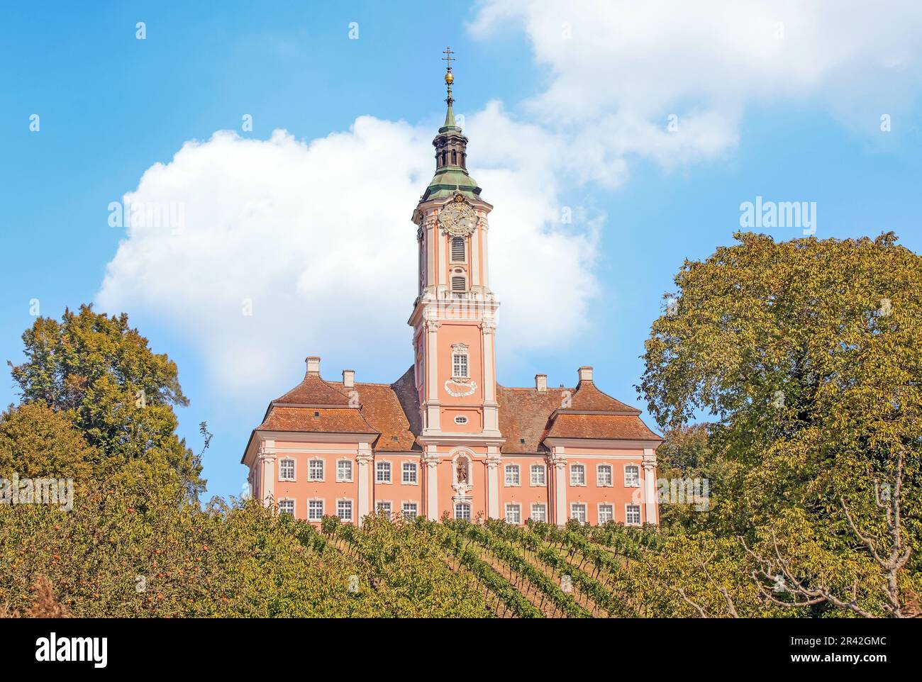 Wallfahrtskirche Birnau, Uhldingen-MÃ¼hlhofen Stockfoto