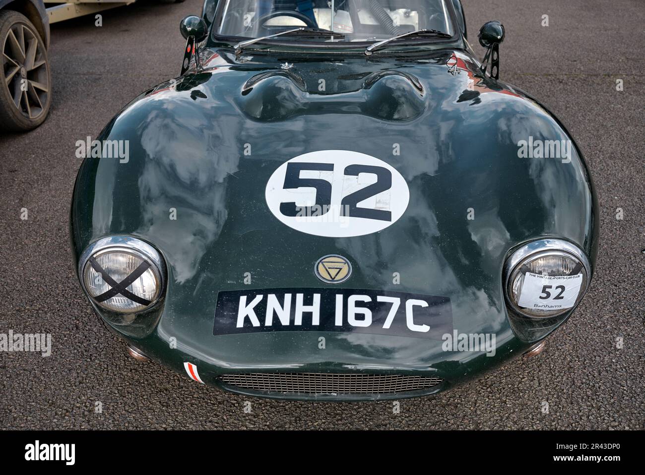 Ginetta G4 1965. Legendärer Oldtimer. 2023 VSCC Pomeroy Trophy Classic Cars Silverstone Circuit England Großbritannien Stockfoto