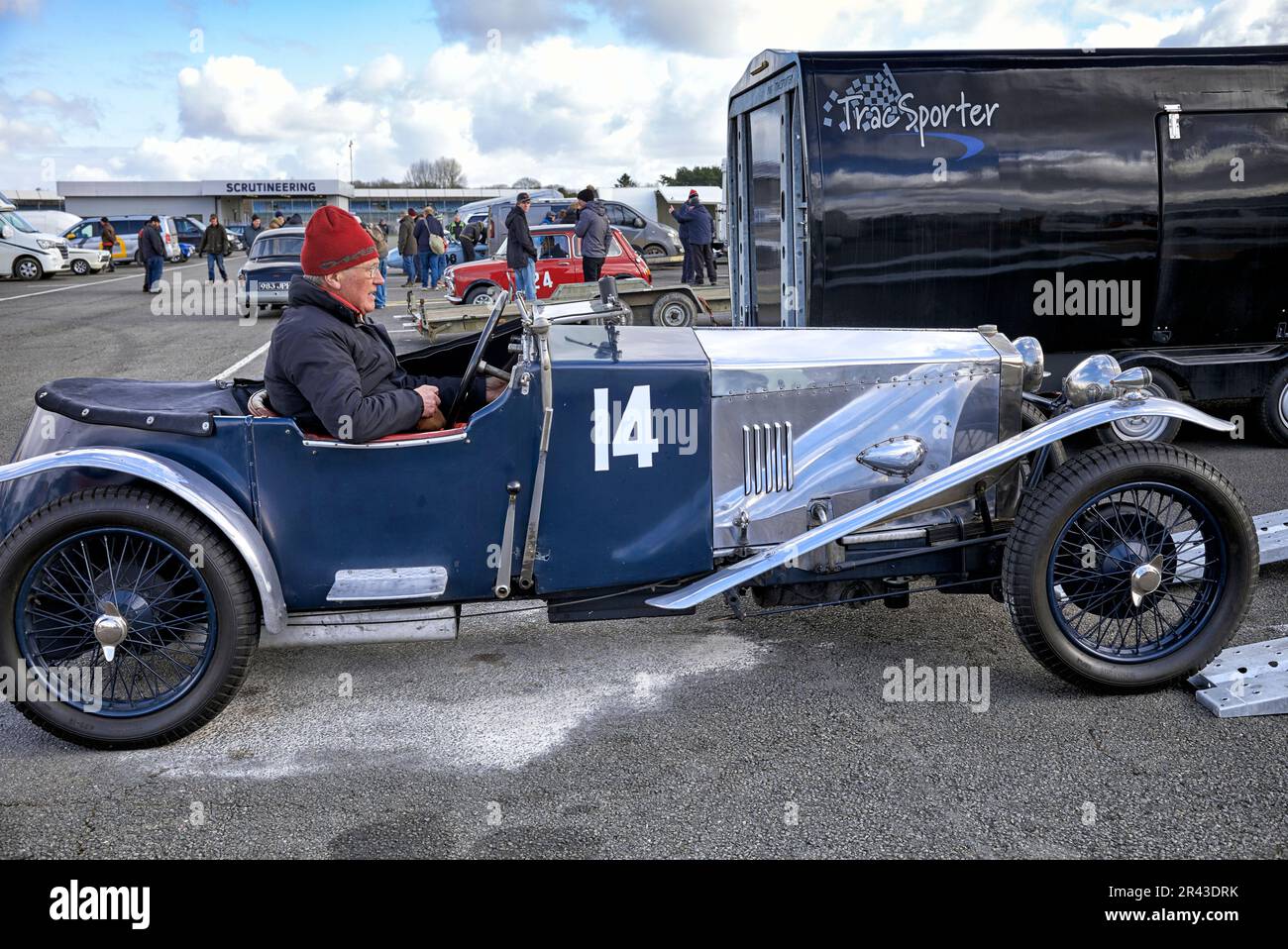Fraser Nash 1928 Oldtimer. 2023 VSCC Pomeroy Trophy Classic Cars Silverstone Circuit England Großbritannien Stockfoto
