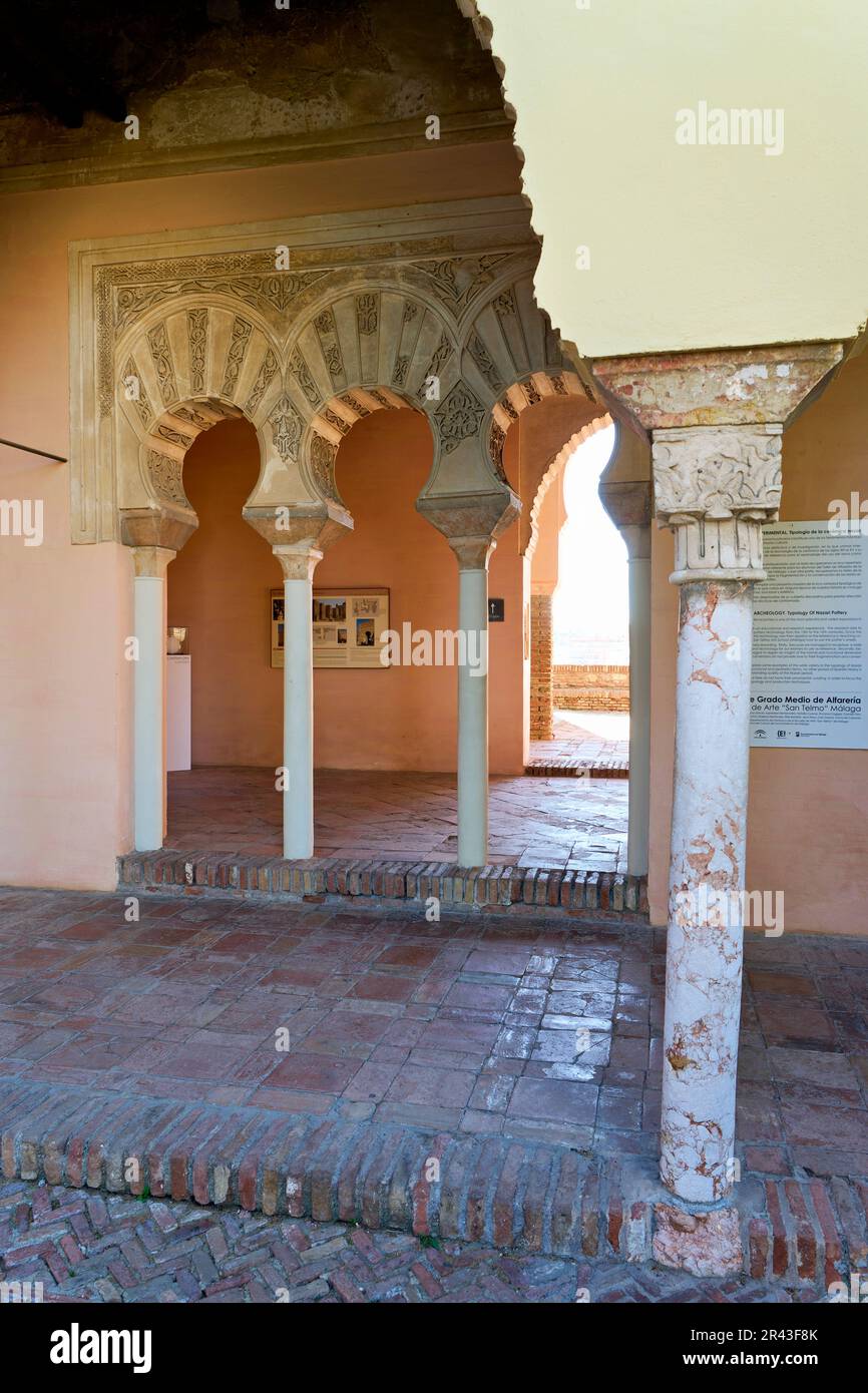 Andalusien Spanien. Die Alcazaba von Malaga Stockfoto