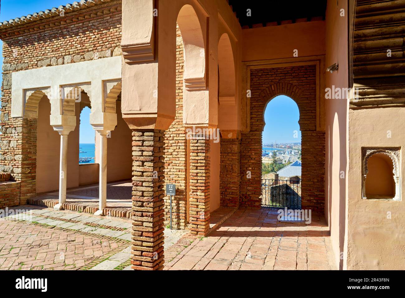Andalusien Spanien. Die Alcazaba von Malaga Stockfoto